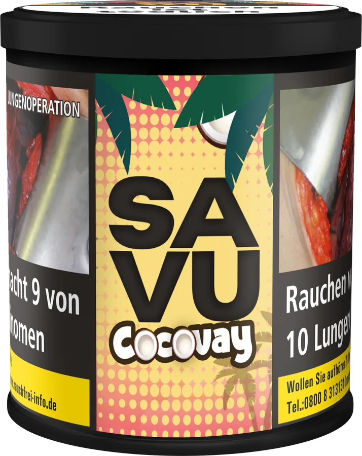 SAVU Cocovay 200 g SAVU Cocovay Wasserpfeifentabak, 200-g-Dose
