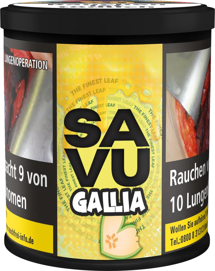 SAVU Gallia 200 g SAVU Gallia Wasserpfeifentabak, 200-g-Dose