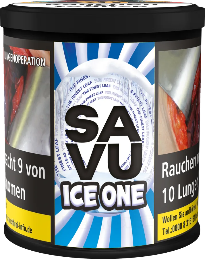 SAVU Ice One 200 g SAVU Ice One Wasserpfeifentabak, 200-g-Dose