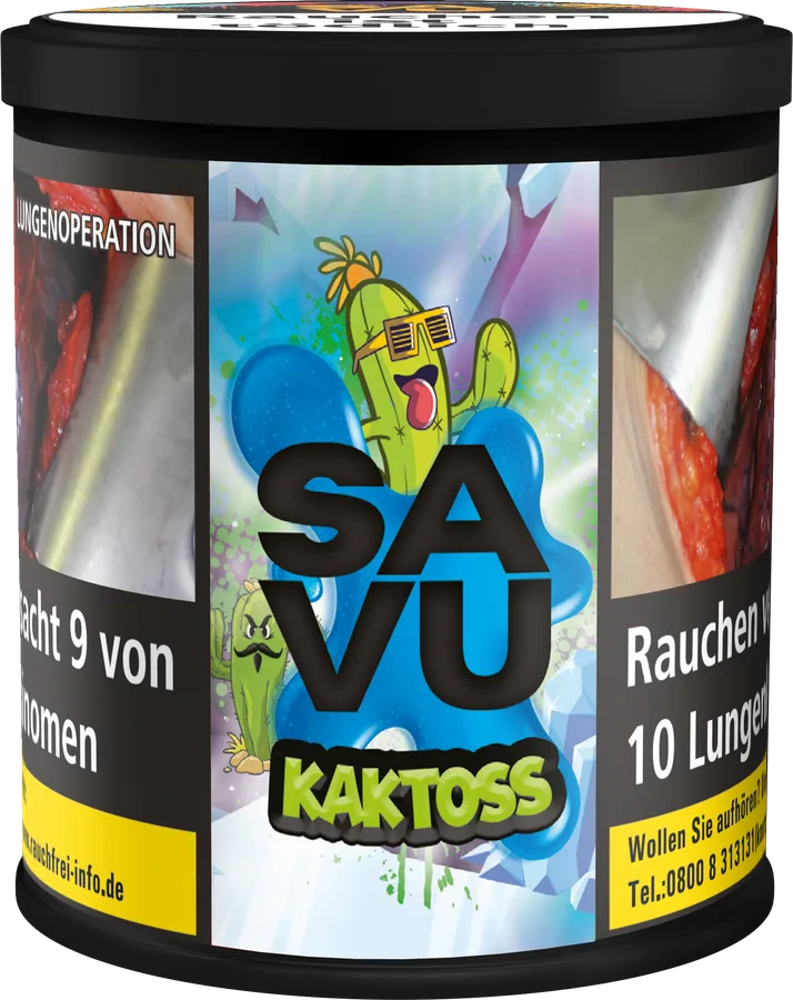 SAVU Kaktoss 200 g SAVU Kaktoss Wasserpfeifentabak, 200-g-Dose