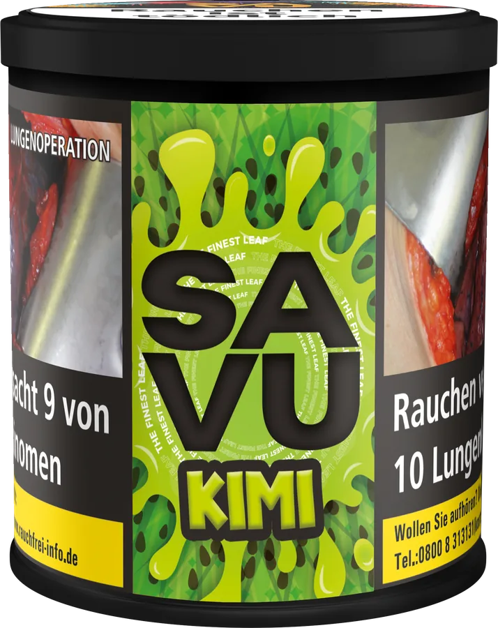 SAVU Kimi 200 g SAVU Kimi Wasserpfeifentabak, 200-g-Dose