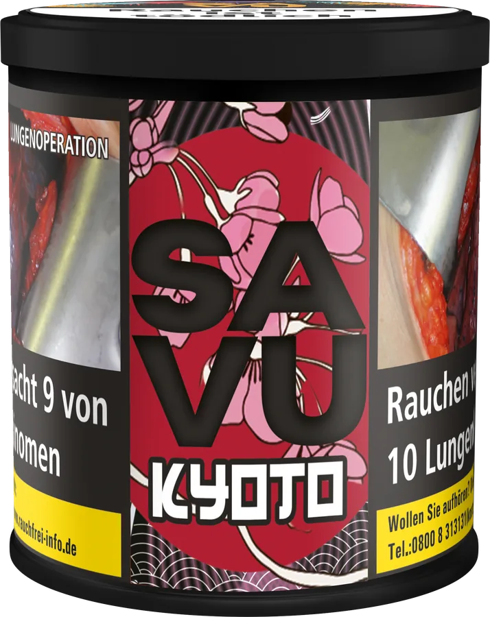 SAVU Kyoto 200 g SAVU Kyoto Wasserpfeifentabak, 200-g-Dose