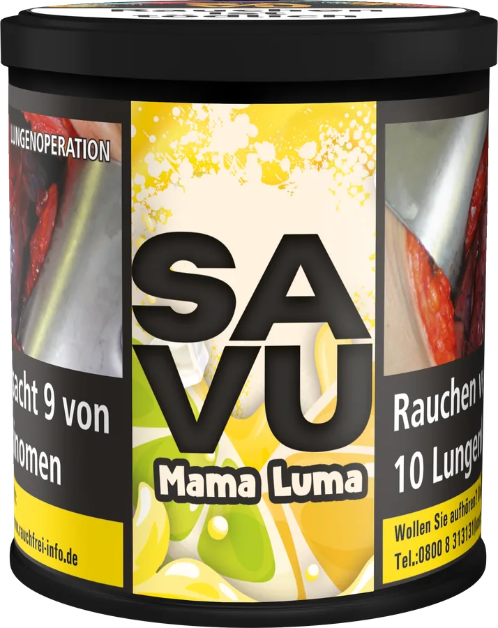 SAVU Mama Luma 200 g SAVU Mama Luma Wasserpfeifentabak, 200-g-Dose