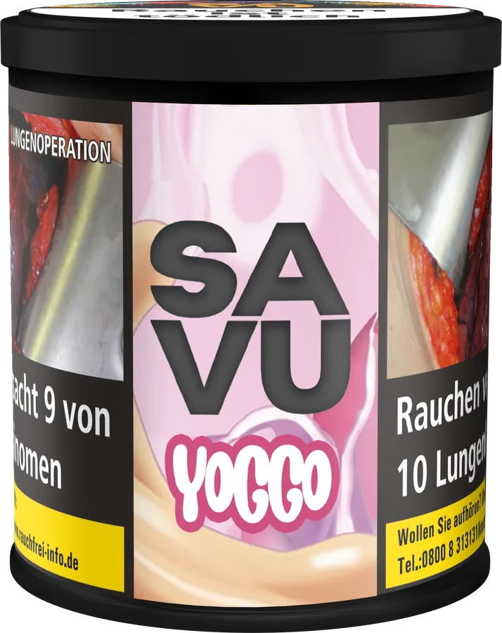 SAVU Yoggo 200 g SAVU Yoggo Wasserpfeifentabak, 200-g-Dose